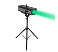 Foco LED de 330 W, 6 colores, altura ajustable, iluminación de escenario, apertura ajustable, rastreador, estroboscópico, 1-7 veces/seg, luz de escenario, reflector para neumáticos, 65 x 22 x 18 cm
