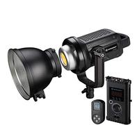 Foco LED de Estudio BRESSER BR-D1200BL COB Bi-Color con Refrigeración | 10800 lúmenes, 3200 a 5600 K, CRI superior a 95, regulación continua, ventilador silencioso, DMX, mando, conexión V Lock