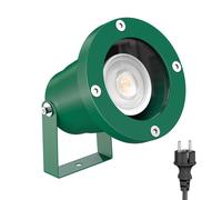Foco LED de jardín DUK verde para exterior IP65 incl. lámpara GU10 (blanca