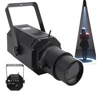 Foco Led De Seguimiento De Escenario, Foco con Zoom para Escenario, Control Manual/Dmx512, TamañO De Apertura Ajustable, para Empresas, Teatros, Subastas, Escenarios White