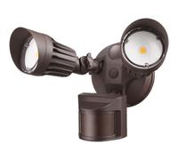 Foco LED de seguridad, 20 W, con 2 cabezales y 30 W