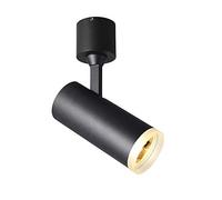 Foco Led Empotrable Cob De 9 W, Luz Cálida De 3000 K, Para Montaje En Pared, Estilo Nórdico, Luz De Riel Para Pared, Fotografía, Pasillo, Luz De Techo, Luz Neutra De 4500,Black-Warm light 3000k