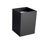 Foco LED empotrable de 9 W: Foco de luz Suave de Pared en y Negro para Sala de Estar, Dormitorio, baño y más.