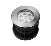 Foco LED empotrable para exterior de 7W, diámetro 147mm, iluminación blanco natural 4000K, resistente al agua IP67 220V, 45°