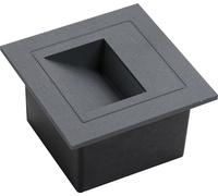Foco LED Empotrable Pared 3W Blanco Q. 3000K 300Lm (IP65) - Borde Gris