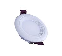 Foco LED empotrable Redondo para Techo, lámpara de Pared para Interiores, iluminación Decorativa, Resistente al Fuego, de bajo Consumo, para baño, Oficina, Compras, tienda/9P (1 Unidad, Blanco frío)