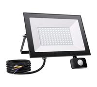 Foco LED Exterior 100W con Sensor de Movimiento, 10000LM Super Brillo Focos LED Exterior IP65 Impermeable, Blanco Frío 6500K Proyector Floodlight,Perfectas para Casa, Garaje, Patio, Camino, Jardín