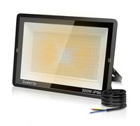 Foco LED Exterior 300W, 30000LM Super Brillante, 3000K Blanco Cálido | Foco Proyector LED, IP66 Impermeable, IluminacióN De Exterior, Floodlight Para Patio Jardín, Garaje, Terraza, Campo,Fábrica