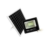 Foco LED exterior 60W, IP 65, solar; ideal para iluminación de jardines y espacios exteriores.