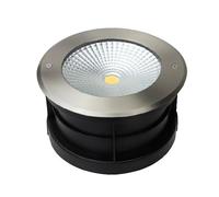 Foco LED exterior para suelo o empotrar, 24 W (iluminación 200 W), grado de impermeabilidad IP67, blanco neutro (4.000 K)