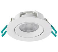 Foco LED Integrado 4.8W 3000K No Regulable Blanco IP44 - Paquete De 3 - 90084
