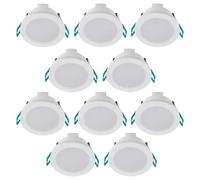 Foco LED Integrado 4.8W 4000K No Regulable Blanco IP65 - Paquete De 10 - 90089