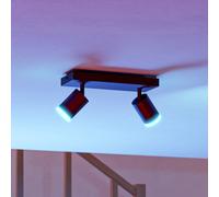 Foco LED inteligente EGLO connect Melitello-Z, 2 luces, negro