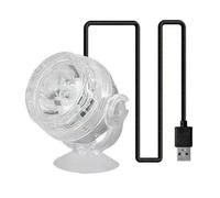 Foco LED para acuario, lámpara de buceo decorativa USB para acuarios, accesorios de paisaje, fuente de iluminación, iluminación de acuarios