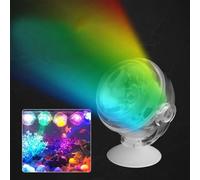 Foco LED para acuario, rotación de 180 grados, pequeños focos RGB sumergibles, lámpara de peces para acuario, fuente, estanque, agua y jardín