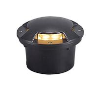 Foco LED para jardín, empotrable, IP65, Redondo, Resistente al Agua, para Caminos, pasarelas, escalones, Patios, Exteriores, Decorativo, 12/24 V CA, 6 Colores (Azul, 12 V CA)