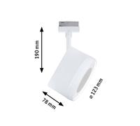 Foco LED Paulmann URail Arena, blanco señal, 2700 K, atenuable
