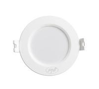 Foco LED PNI D-Light CL2503 de 3 W, empotrable, redondo, 90,5 x 28 mm, 6400 K, alimentación 230 V, 330 lm, blanco
