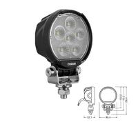 Foco LED Rodondo 20W 2000 Lumen VX100-WD Vehículo Todo Terreno Barco Coche 4X4