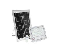 Foco LED solar 1500 Lm, 6500 K - Iluminación eficiente para exteriores, jardines y seguridad nocturna.