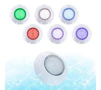 Foco LED subacuático RGB LED para piscina, con mando a distancia, ángulo de haz de 120°, IP68, resistente al agua