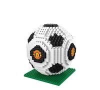 FOCO Licencia oficial BRXLZ Piedras 3D Fútbol Juego de construcción en colores alternativos del club (Manchester United FC)