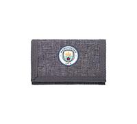 FOCO Manchester City FC Football Club - Cartera para Hombre, Color Gris Jaspeado
