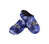 Foco Mens NFL Team Logo Garden Water Sandals Shoes Slipper Clogs, Tonal Camo, 11/12 US