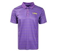 Foco NCAA College Team-Polo de Manga Corta con Logotipo Camisa, Poliéster a Rayas, M Unisex Adulto