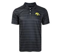 Foco NCAA College Team-Polo de Manga Corta con Logotipo Camisa, Poliéster a Rayas, XXL Unisex Adulto