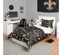 Foco New Orleans Saints - Juego de Cama (edredón, Parte Superior, sábana encimera y 2 Fundas), tamaño Individual