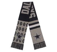 FOCO NFL 2016 Bufanda temática reversible de invierno, Dallas Cowboys