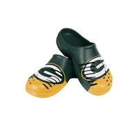 FOCO NFL Big Splash - Zuecos sólidos con logotipo del equipo para hombre, cómodos zapatos de agua, Green Bay Packers, 9-10