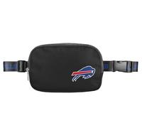 FOCO NFL - Bolso bandolera grande con logotipo del equipo, color negro, Buffalo Bills, 7.5 x 5.25 x 2 inches