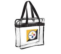 FOCO NFL Clear Stadium Messenger Bag para juego de fútbol - Vinilo, Pittsburgh Steelers