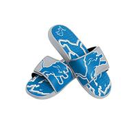 FOCO NFL Detroit Lions - Chanclas deportivas de gel para ducha para hombre