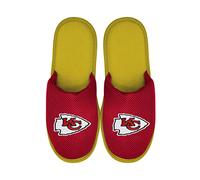 FOCO NFL - Pantuflas para hombre, Jefes de Kansas City, Large