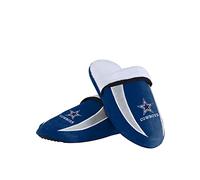 FOCO NFL Pantuflas Sherpa con Logotipo Dallas Cowboys, Hombres, Color del Equipo, 13-14