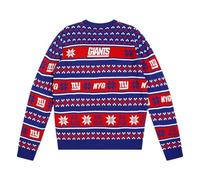 FOCO NFL Team Big Logo Ugly Sweater Suéter pulóver, Color del Equipo, M para Hombre