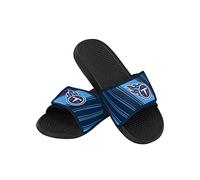 FOCO NFL Team Logo Sport Slide Sandals, Tennessee Titans Legacy-Chancla Deportiva de Velcro para Hombre, Talla Grande, Large