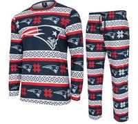 FOCO NFL Teams Winter Xmas Pijama Pijama Pantalones Camiseta Set
