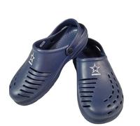 FOCO NFL - Zuecos unisex para adultos con logotipo del equipo y correa en el talón, cómodos zapatos de agua sin cordones, Dallas Cowboys, 14-15 Women/13-14 Men