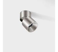 Foco Nordic de aluminio, downlight plegable de ángulo ajustable para uso doméstico, lámpara de techo de alta gama de estilo industrial con acabado en plata cepillada, adecuada para vestidores comercia