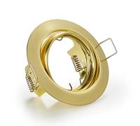 Foco Orientable (latón mate, diámetro de 8,3 cm, GU10 Capacidad - Flexible Iluminación de techo moderna, Trio Leuchten