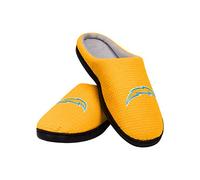 FOCO Pantuflas de espuma viscoelástica con logotipo del equipo de la NFL para hombre