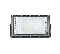 Foco para exteriores, 4 unids/lote Luz de inundación Led reflector for exteriores IP65 impermeable 50W 100W lámpara de calle LED iluminación de paisaje Para garaje y patio(Warm White,100W-4PCS_1)