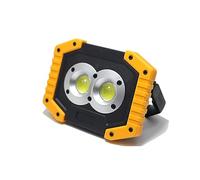 Foco para Exteriores, Reflector LED COB Portátil De 20w, Reflector con Carga USB, Reflector USB 18650, Reflector Led Portátil For Acampar para Garaje y Patio(A)