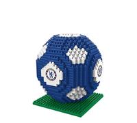 FOCO Producto oficial BRXLZ Piedras 3D Fútbol Construcción Set en colores alternativos del club (Chelsea FC)