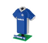 Foco Producto Oficial FC Schalke 04 Personalizado BRXLZ Escritorio Camisa 3D Ladrillos construcción construcción Juguete