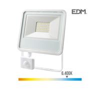 Foco proyector led 50w 3500lm 6400k luz fria con sensor de presencia 2